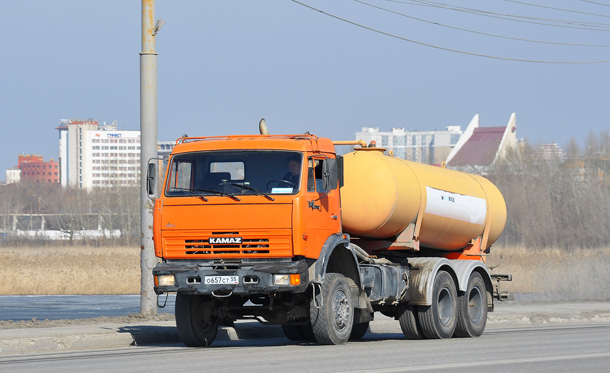 Омская область, № О 657 СТ 55 — КамАЗ-53228-15 [53228R]
