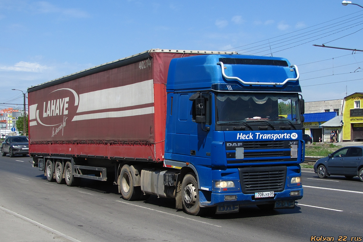 Алматинская область, № 708 UXB 05 — DAF XF95 FT
