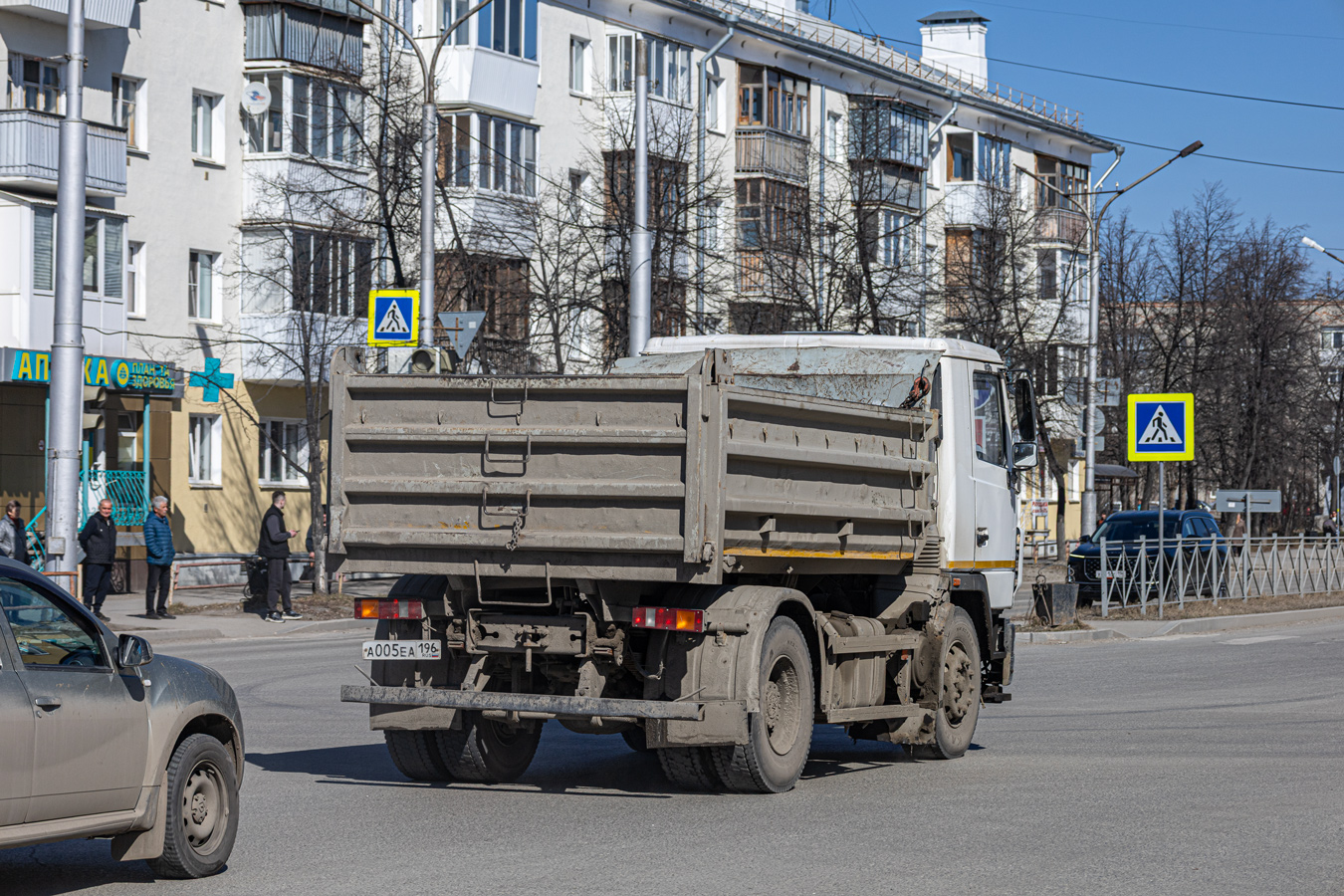 Свердловская область, № А 005 ЕА 196 — МАЗ-5550B3