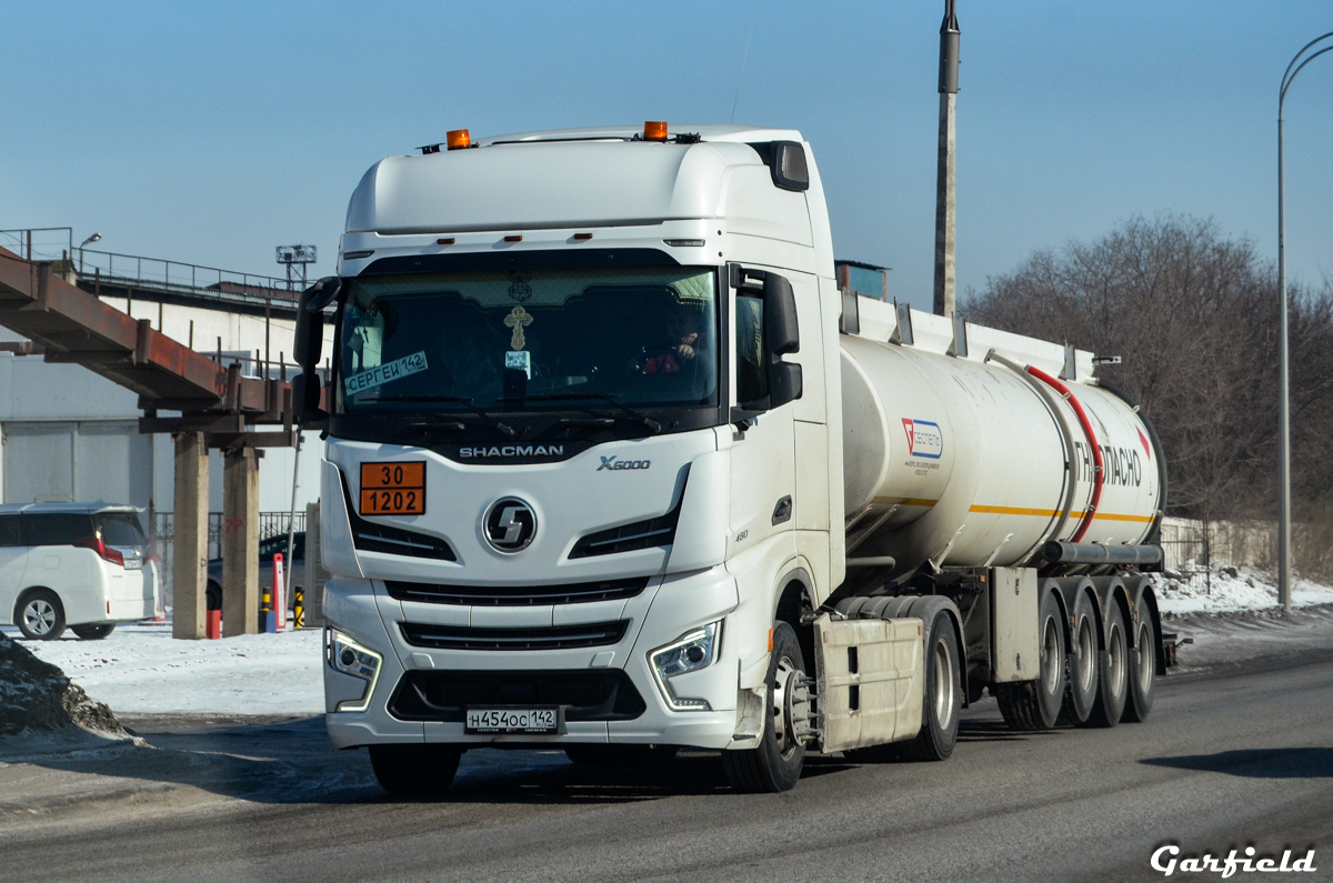Кемеровская область, № Н 454 ОС 142 — Shaanxi Shacman X6000 SX4188