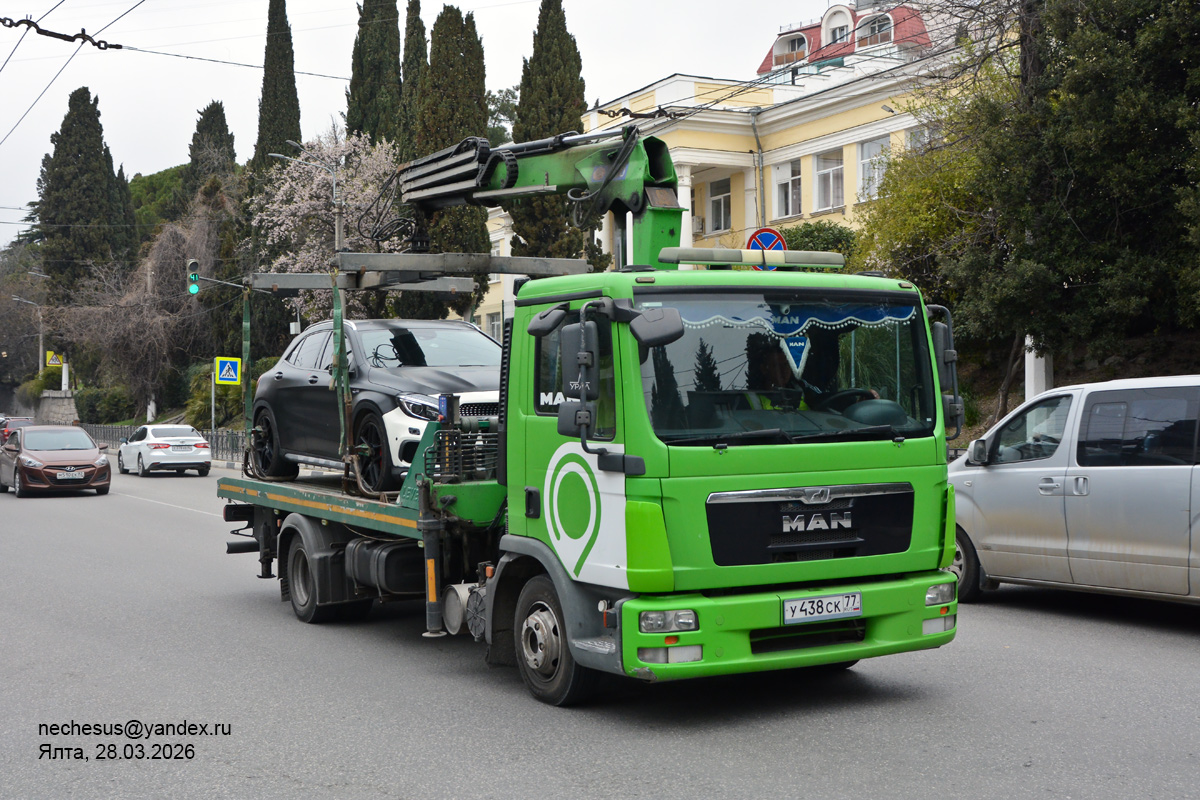 Крым, № У 438 СК 77 — MAN TGL 12.180