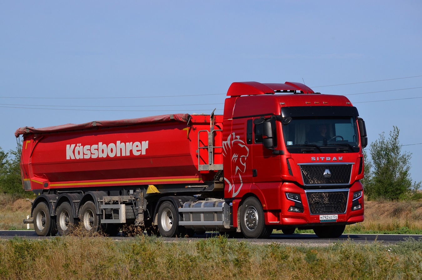 Волгоградская область, № М 792 ХО 134 — Sitrak C7H ZZ4186 MAX