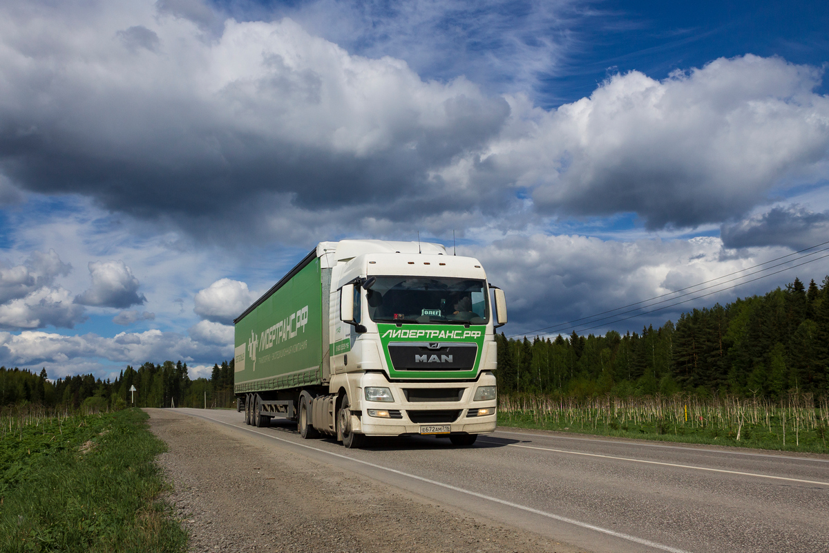 Татарстан, № Е 672 АМ 716 — MAN TGX ('2007) 18.480