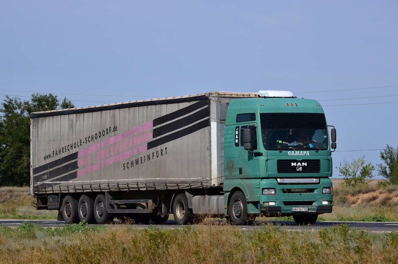 Самарская область, № В 841 ВТ 763 — MAN TGA 18.460