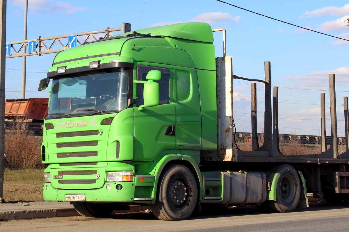 Ленинградская область, № М 676 РА 47 — Scania ('1996) R144L