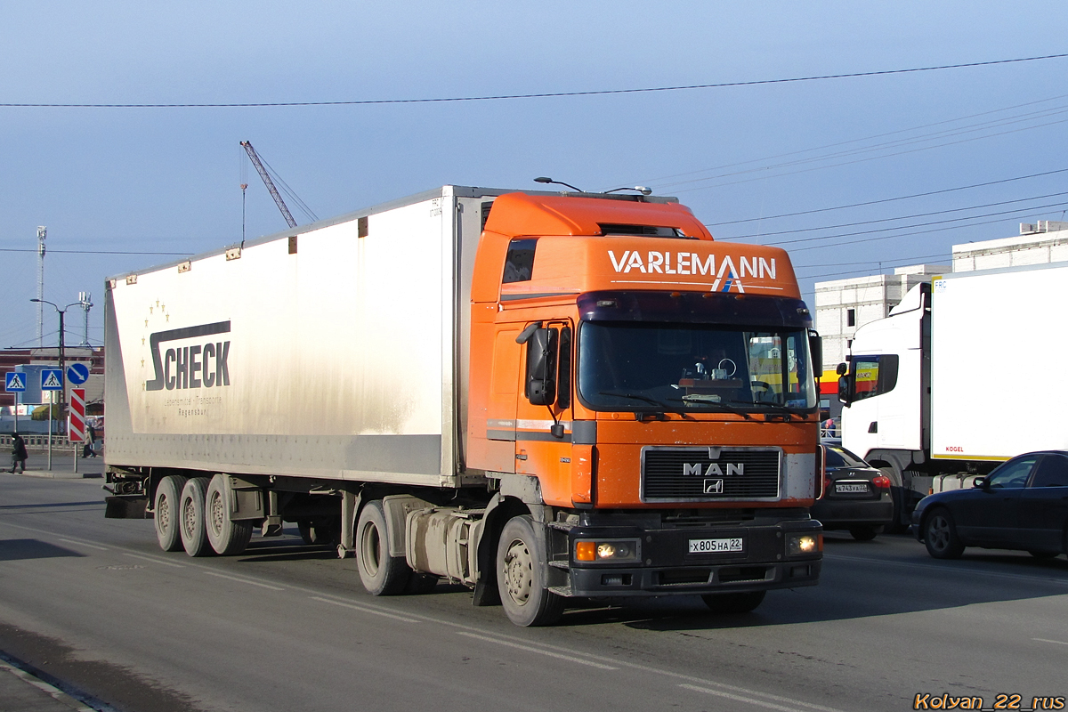 Алтайский край, № Х 805 НА 22 — MAN F2000 19.414