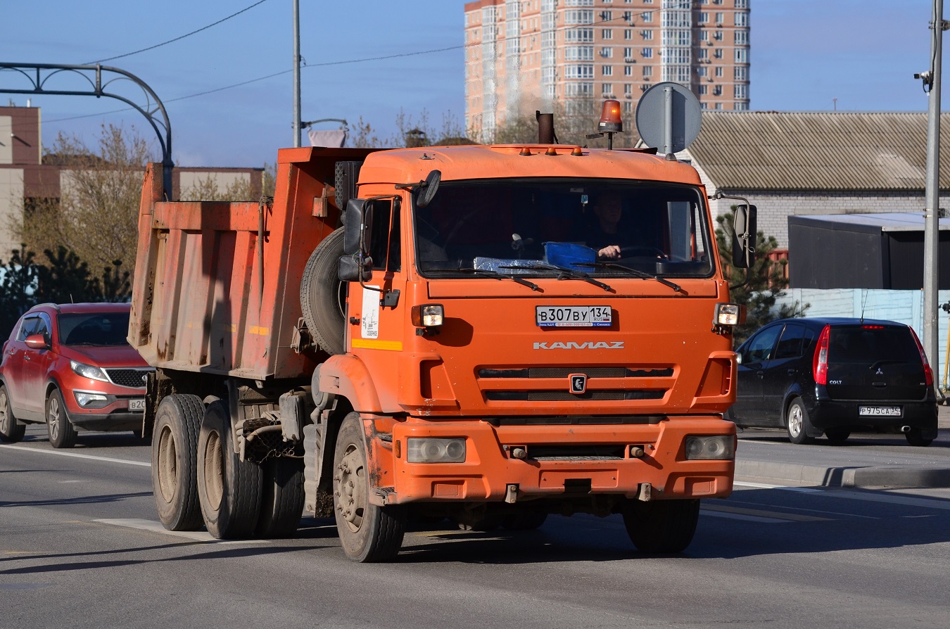 Волгоградская область, № В 307 ВУ 134 — КамАЗ-65115-L4(19)