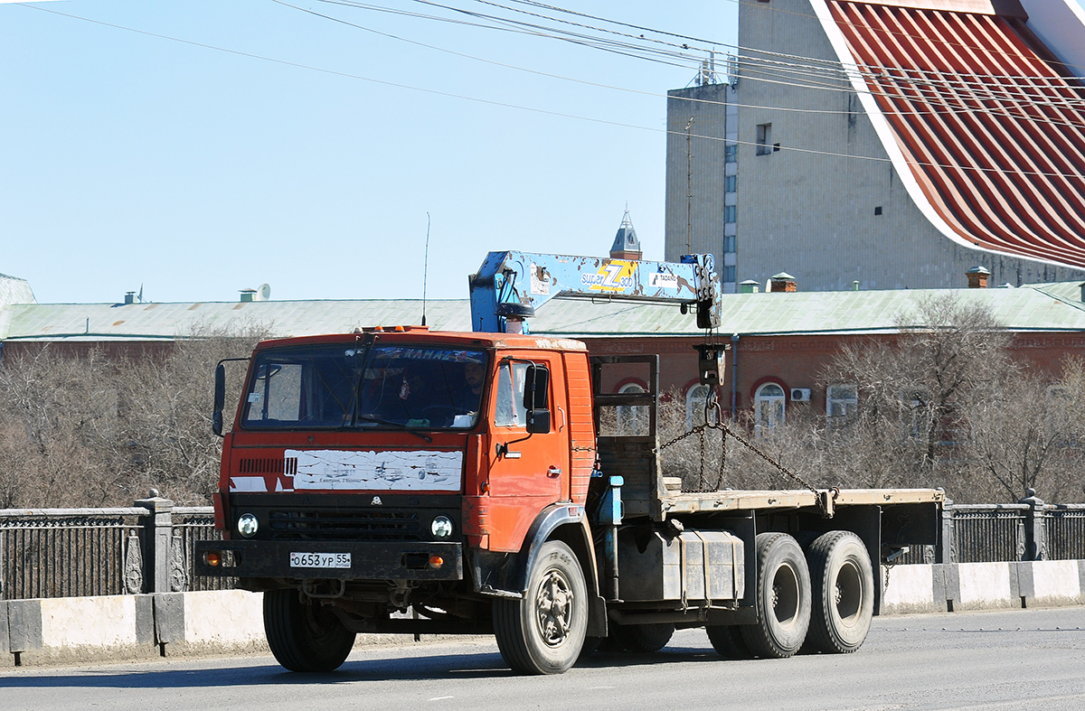 Омская область, № О 653 УР 55 — КамАЗ-53212