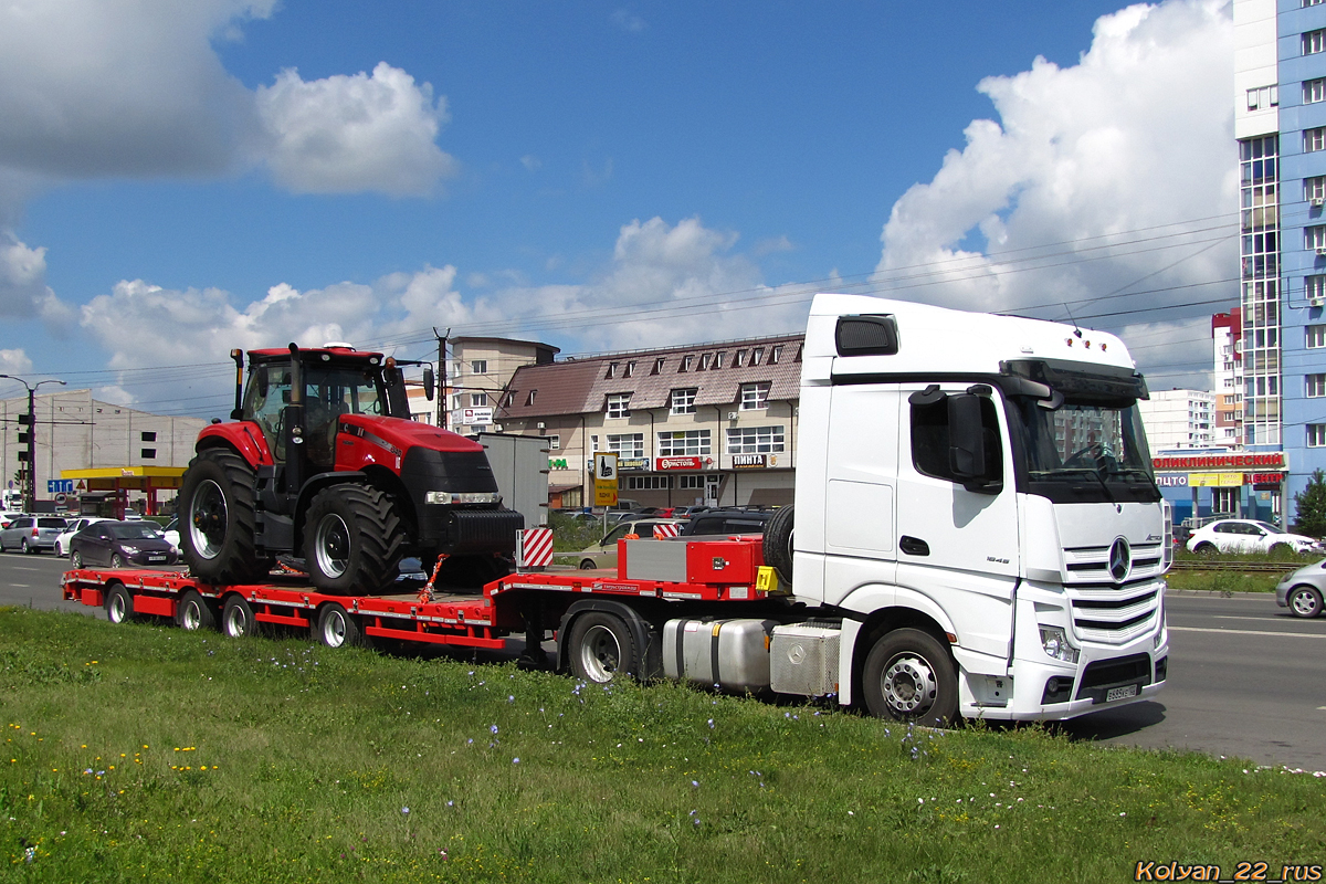 Алтайский край, № В 685 КЕ 122 — Mercedes-Benz Actros '18 1845 [Z9M]; Алтайский край, № 3931 МТ 22 — Case IH Magnum 340
