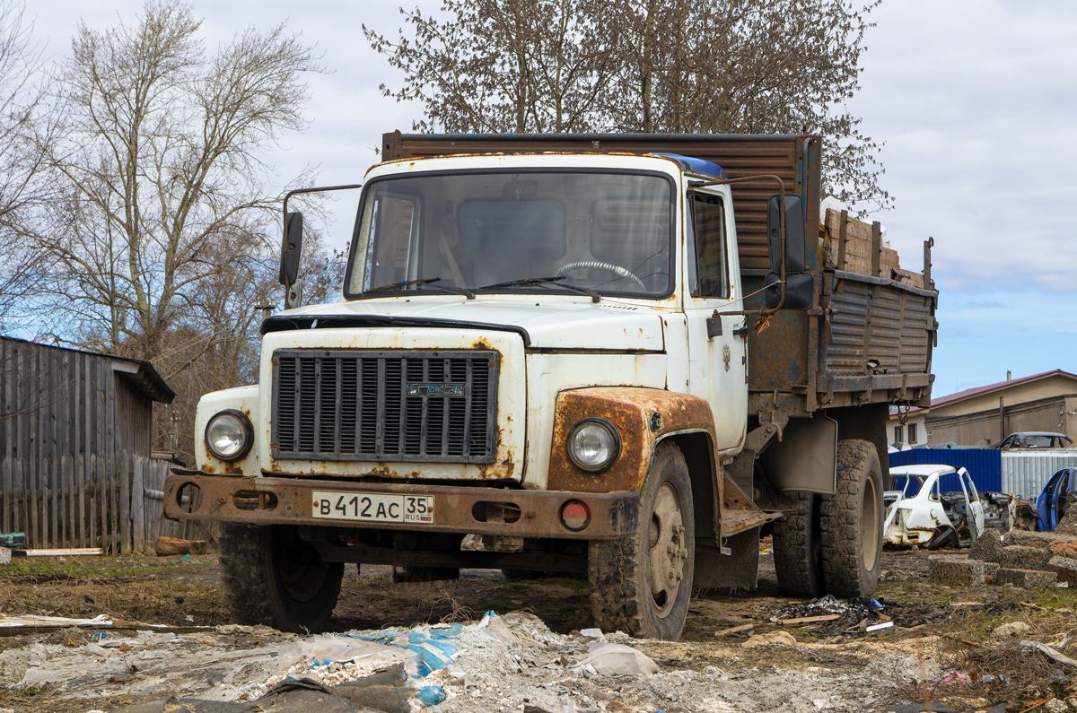 Вологодская область, № В 412 АС 35 — ГАЗ-3307