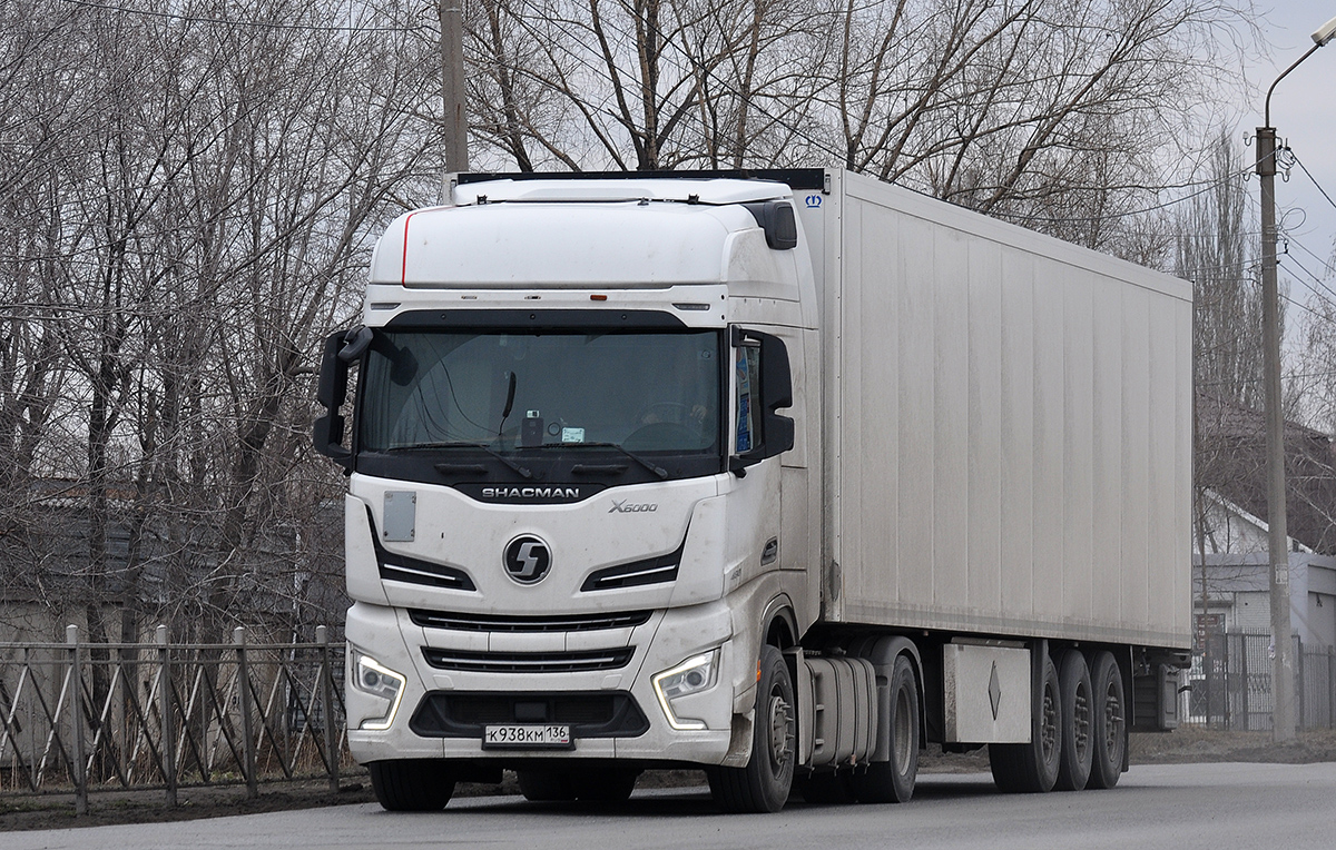 Воронежская область, № К 938 КМ 136 — Shaanxi Shacman X6000 SX4188