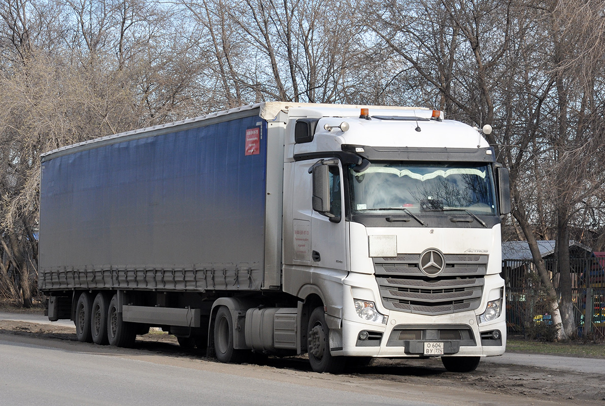 Челябинская область, № О 604 ВУ 774 — Mercedes-Benz Actros ('2022) [LRD]