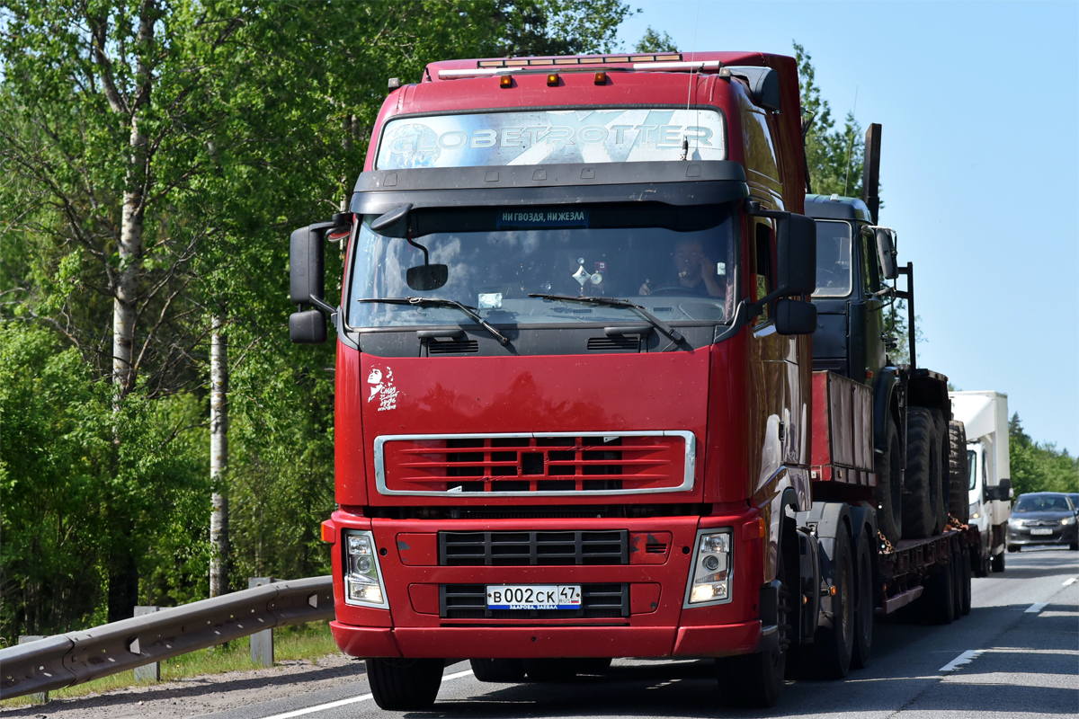Ленинградская область, № В 002 СК 47 — Volvo ('2002) FH-Series