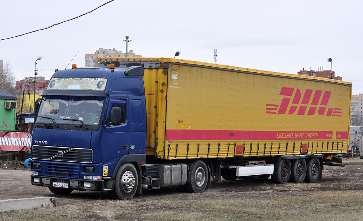 Омская область, № Х 678 СЕ 55 — Volvo ('1993) FH12.380