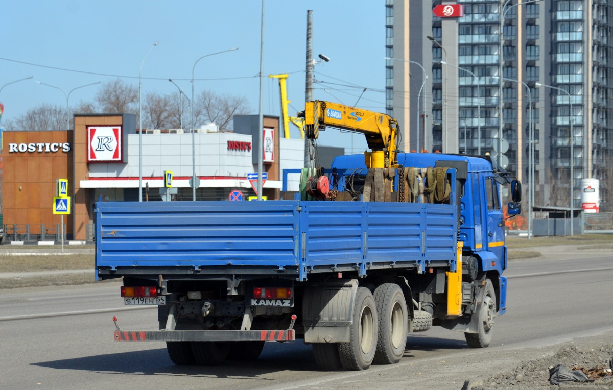 Новосибирская область, № В 119 ЕН 154 — КамАЗ-65117 (общая модель)