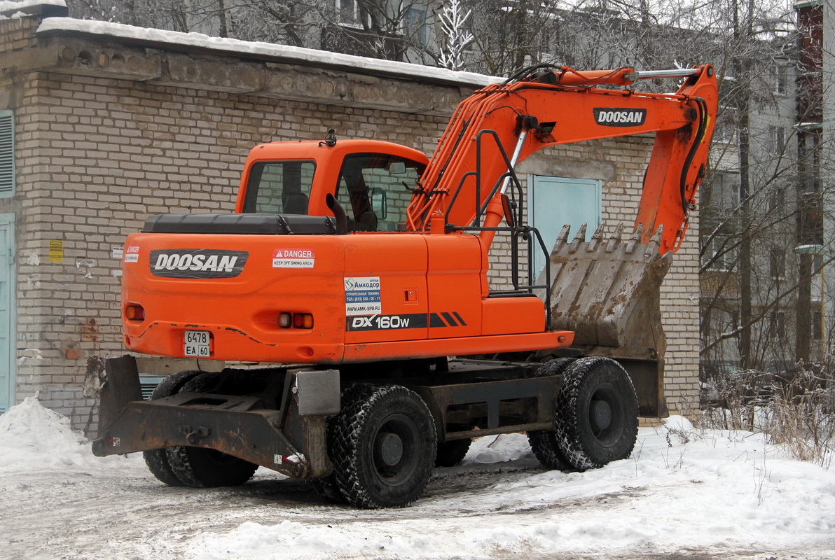 Псковская область, № 6478 ЕА 60 — Doosan DX160W