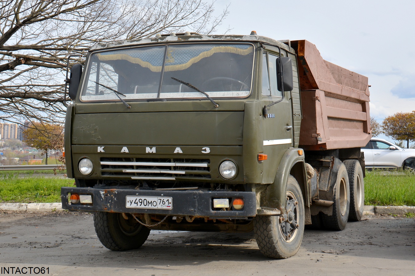 Ростовская область, № У 490 МО 761 — КамАЗ-55111 (общая модель)