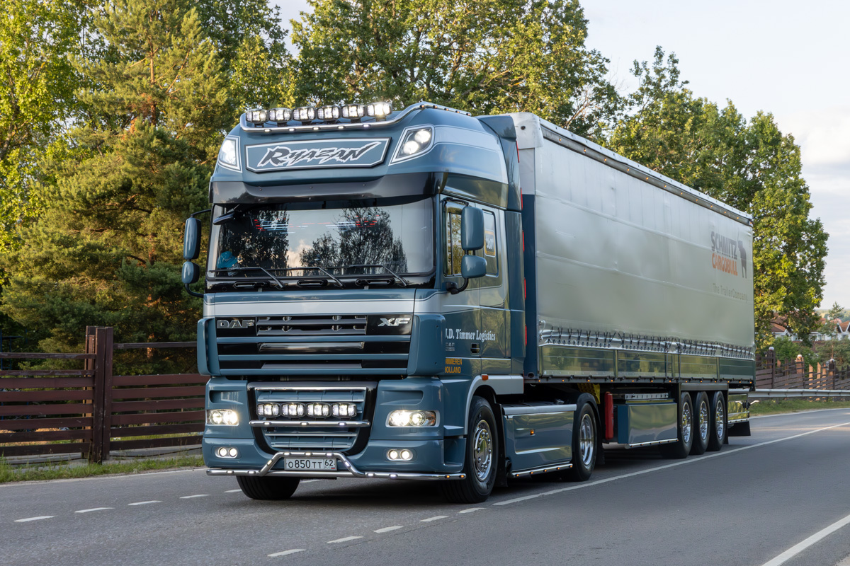 Рязанская область, № О 850 ТТ 62 — DAF XF105 FT; Московская область — Фестиваль TruckDay 2025