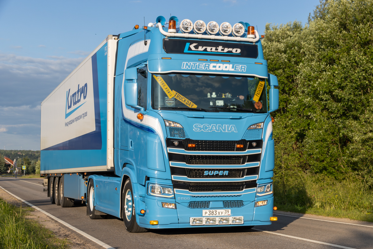 Калининградская область, № Р 383 ХУ 39 — Scania ('2016) S500; Московская область — Фестиваль TruckDay 2025