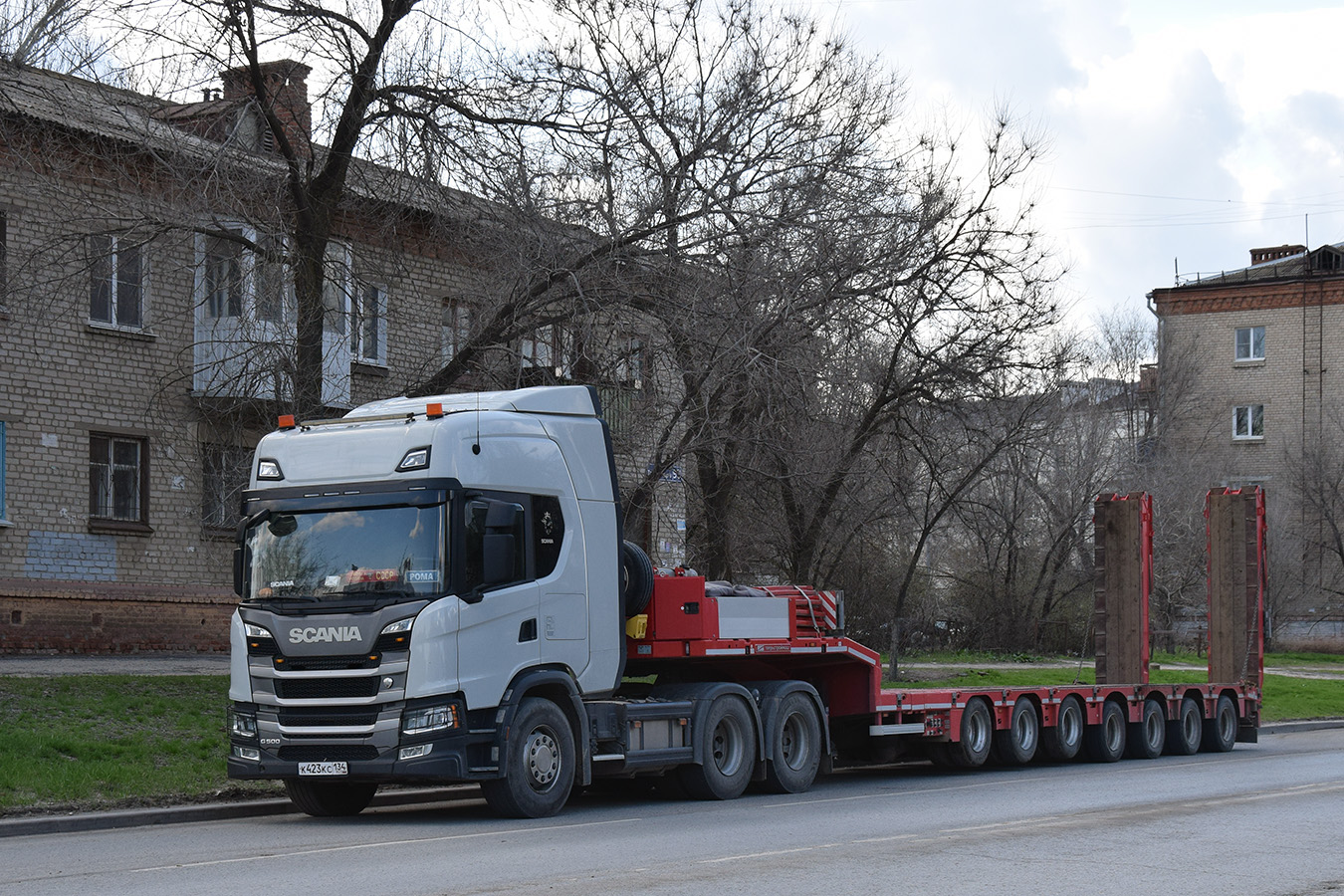 Волгоградская область, № К 423 КС 134 — Scania ('2016) G500
