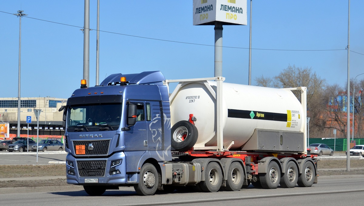 Иркутская область, № В 539 КХ 138 — Sitrak C7H ZZ4256 MAX
