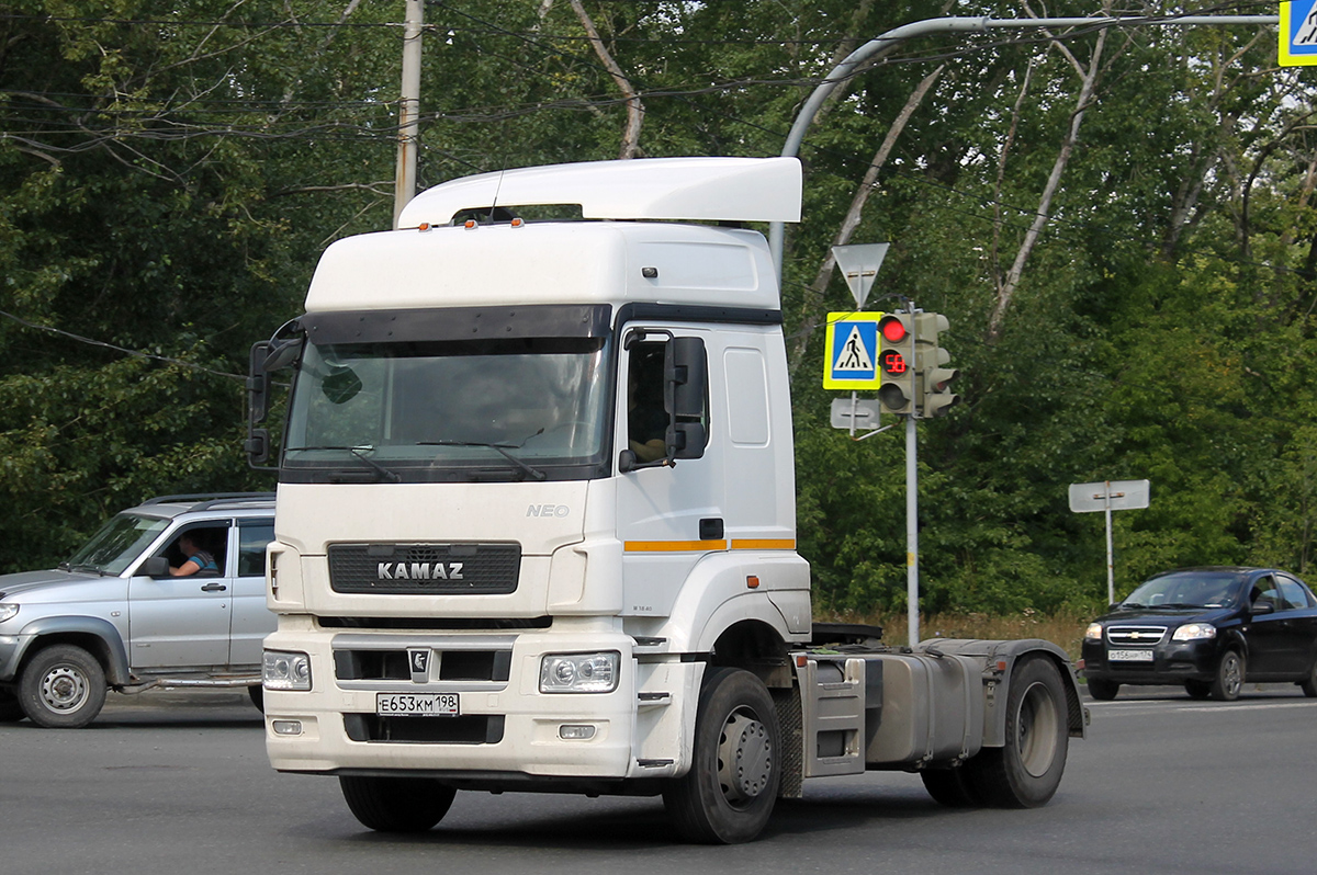 Санкт-Петербург, № Е 653 КМ 198 — КамАЗ-5490-DC(87)