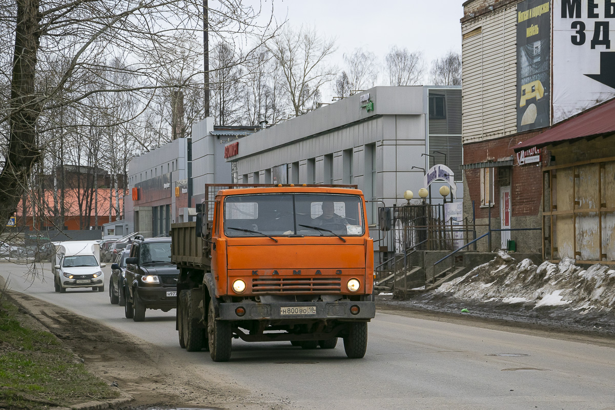 Удмуртия, № Н 800 ВО 18 — КамАЗ-5320