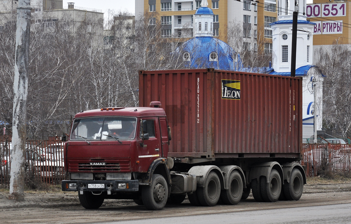 Новосибирская область, № У 758 ОК 54 — КамАЗ-54115-15 [54115R]