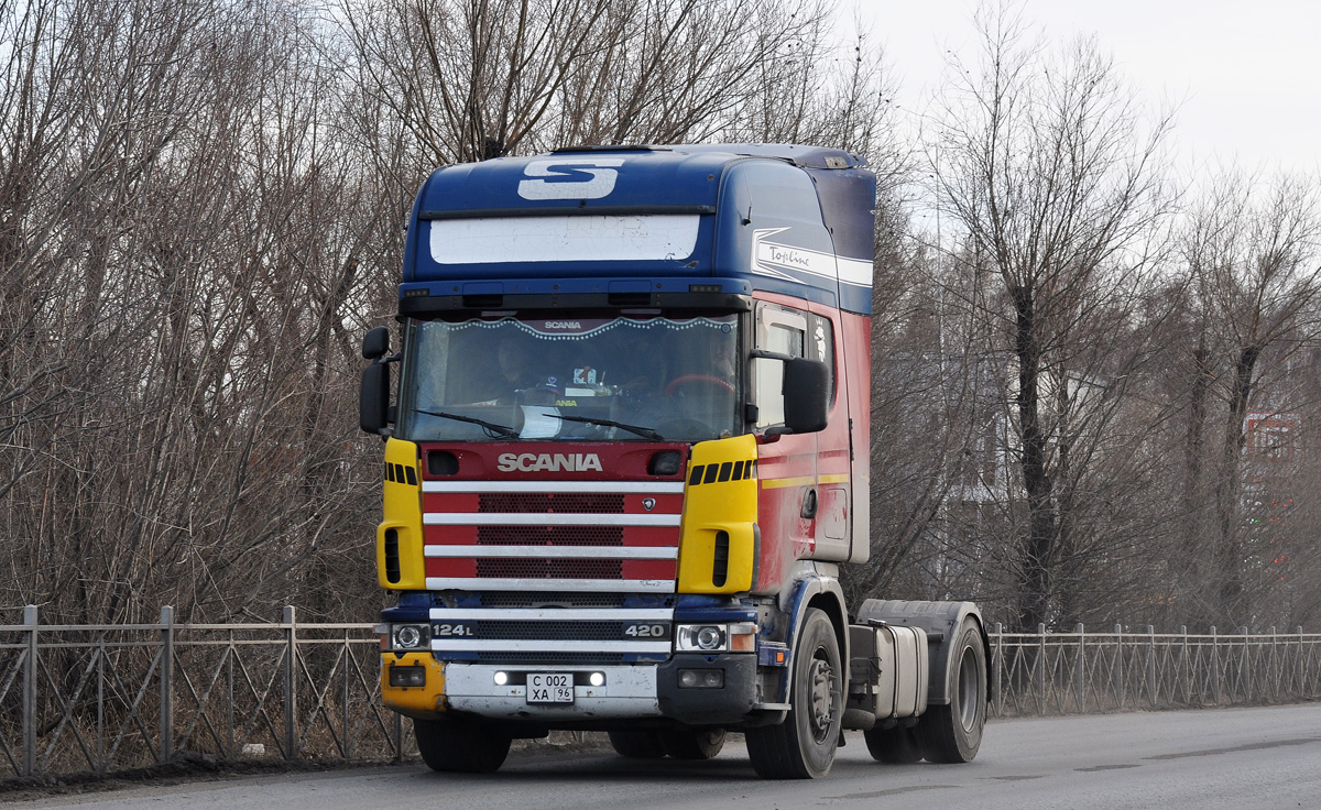 Свердловская область, № С 002 ХА 96 — Scania ('1996) R124L