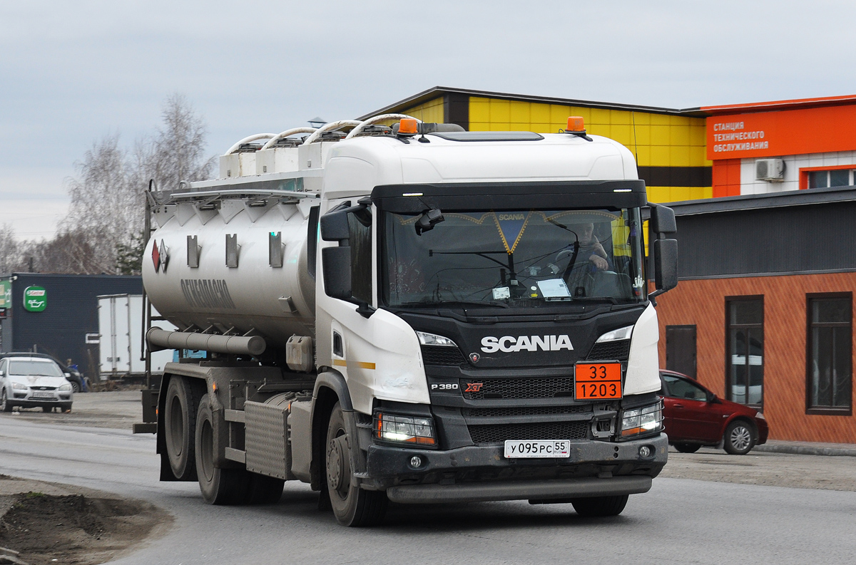 Омская область, № У 095 РС 55 — Scania ('2016) P380