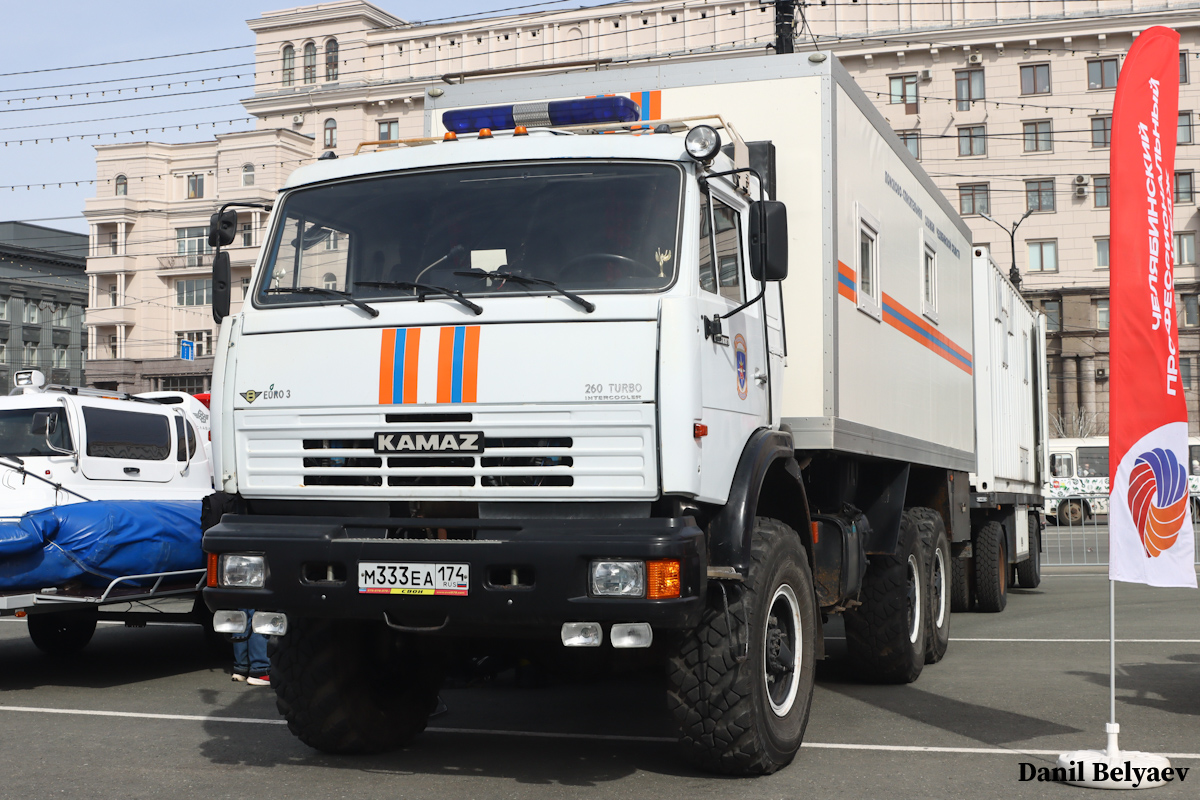Челябинская область, № М 333 ЕА 174 — КамАЗ-43118-10 [43118K]