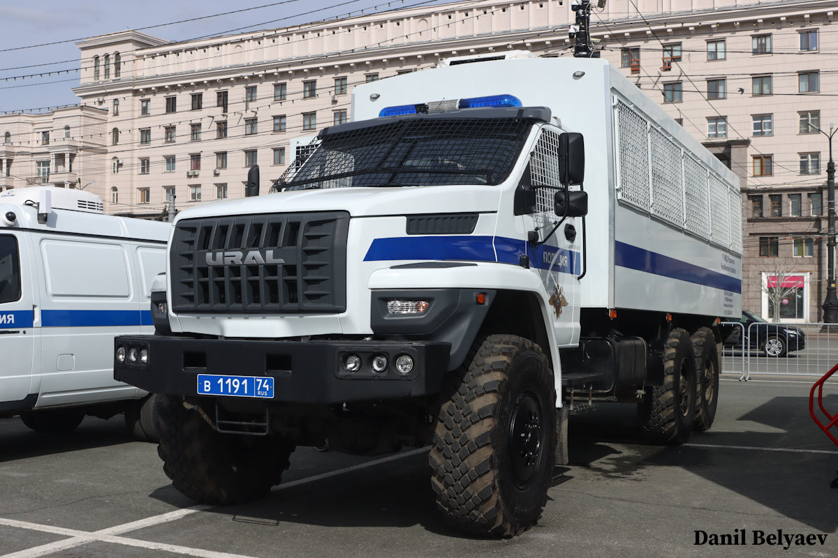 Челябинская область, № В 1191 74 — Урал NEXT 3255-71