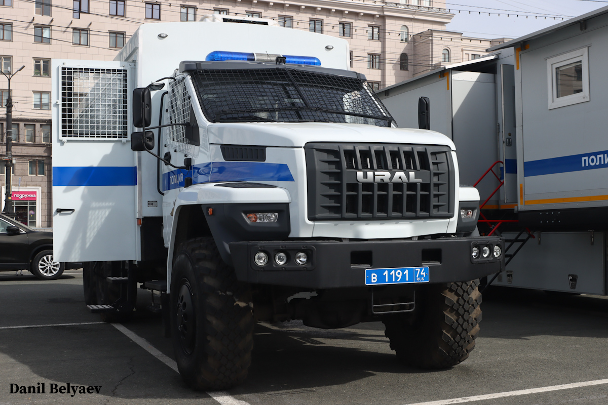 Челябинская область, № В 1191 74 — Урал NEXT 3255-71