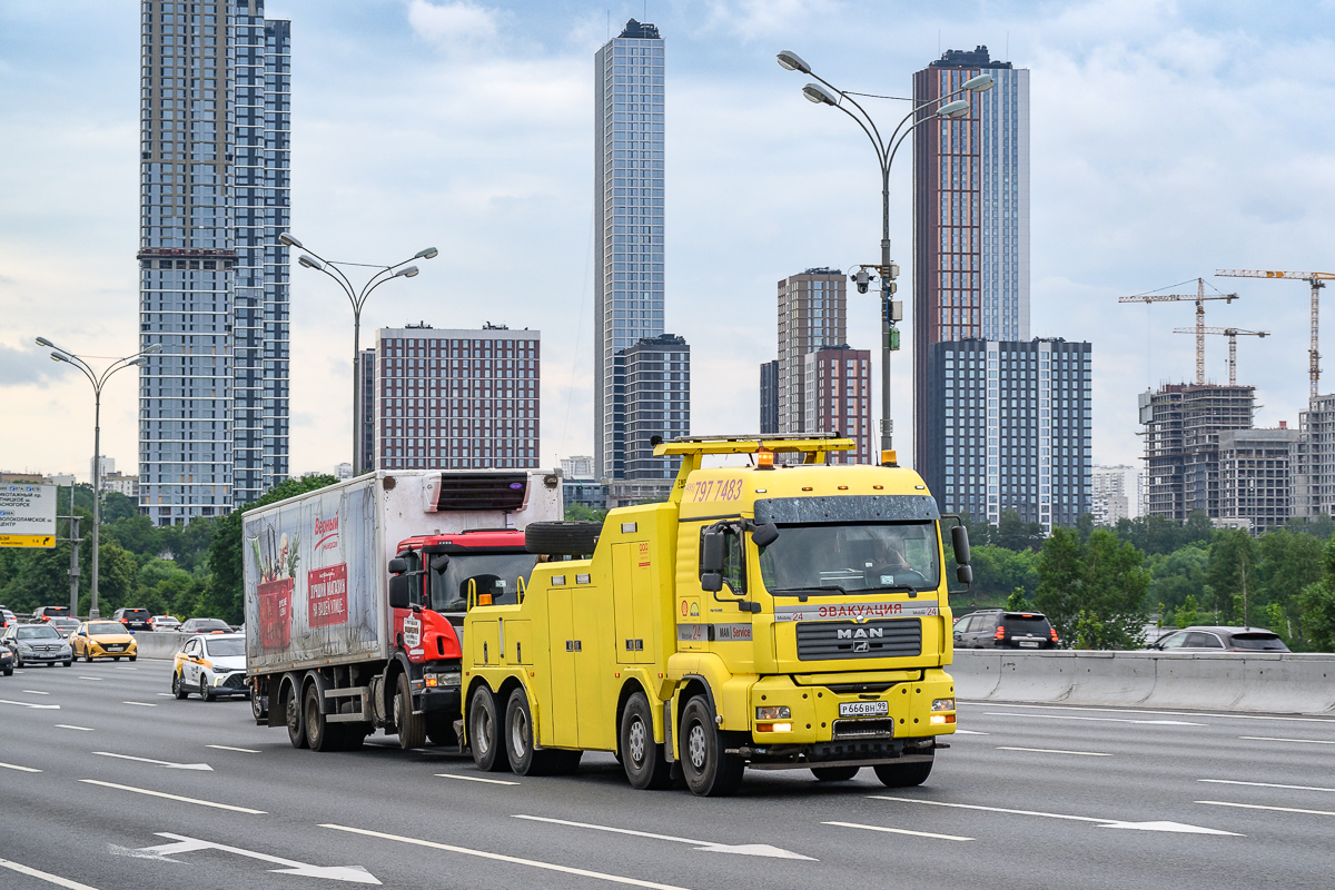 Москва, № Р 666 ВН 99 — MAN TGA 41.480