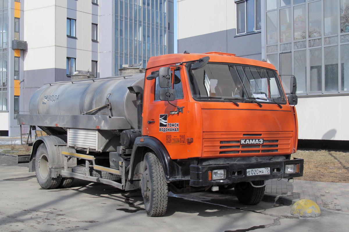 Томская область, № Е 020 МА 70 — КамАЗ-43253 (общая модель)