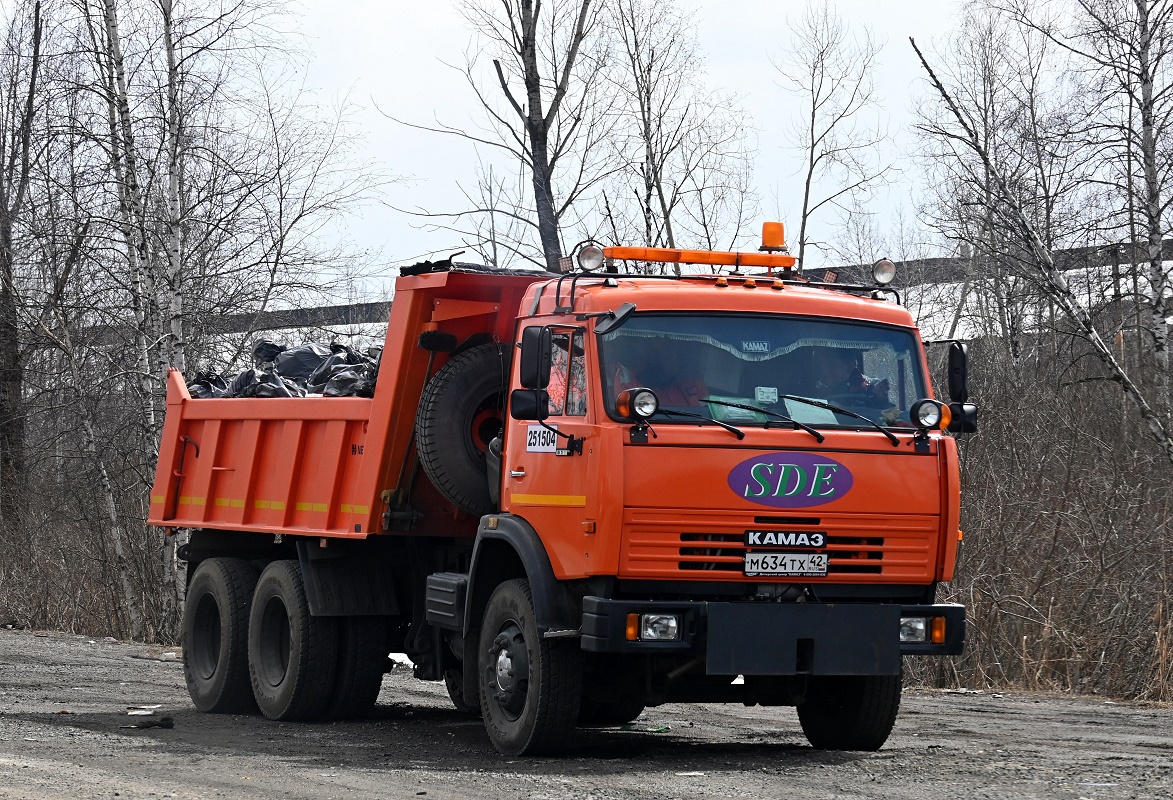 Кемеровская область, № 251504 — КамАЗ-65115 (общая модель)