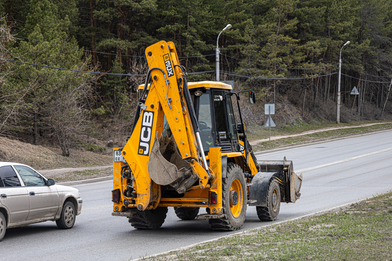 Свердловская область, № 8347 ЕЕ 66 — JCB 3CX