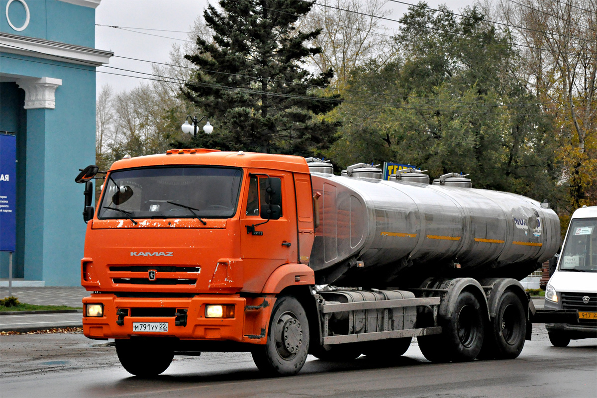 Алтайский край, № М 791 УУ 22 — КамАЗ-65115-A4(23)