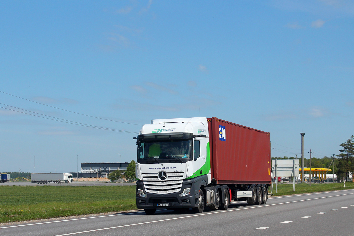 Литва, № MDY 319 — Mercedes-Benz Actros ('2018)