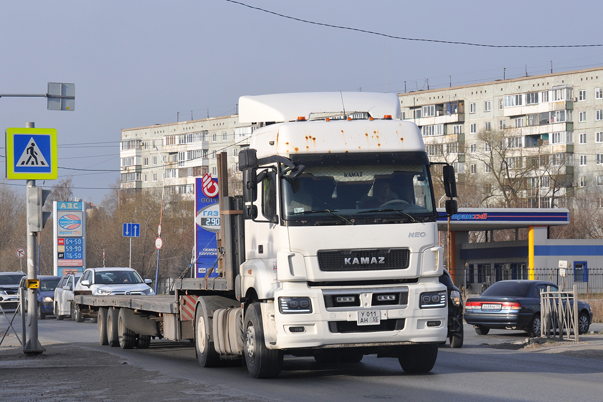 Омская область, № У 011 АН 55 — КамАЗ-5490-S5(87)