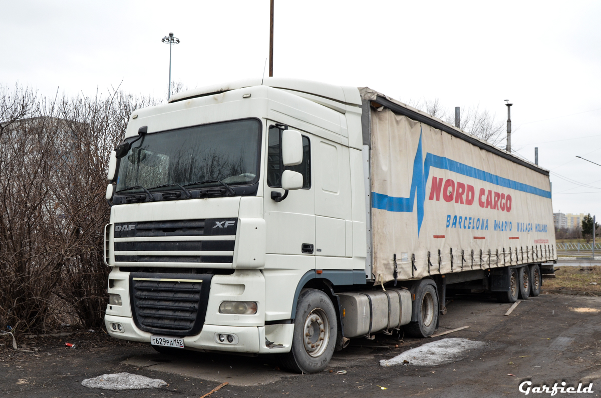 Кемеровская область, № Т 629 РА 142 — DAF XF105 FT
