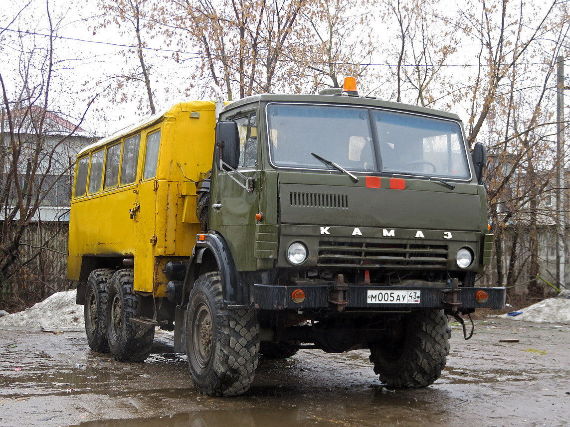 Кировская область, № М 005 АУ 43 — КамАЗ-43101