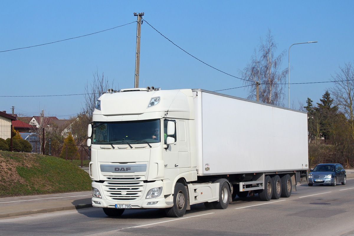 Литва, № LDT 795 — DAF XF105 FT