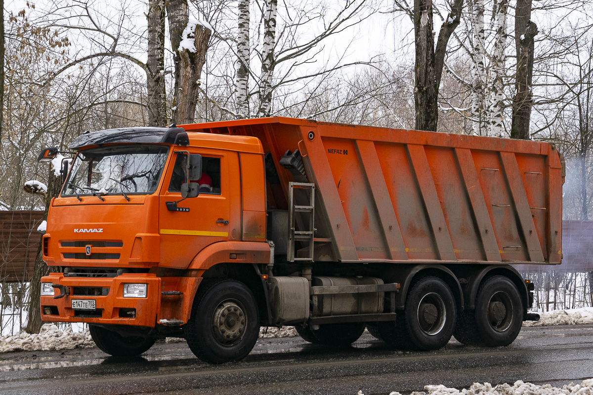 Башкортостан, № Е 147 ТЕ 702 — КамАЗ-6520-53
