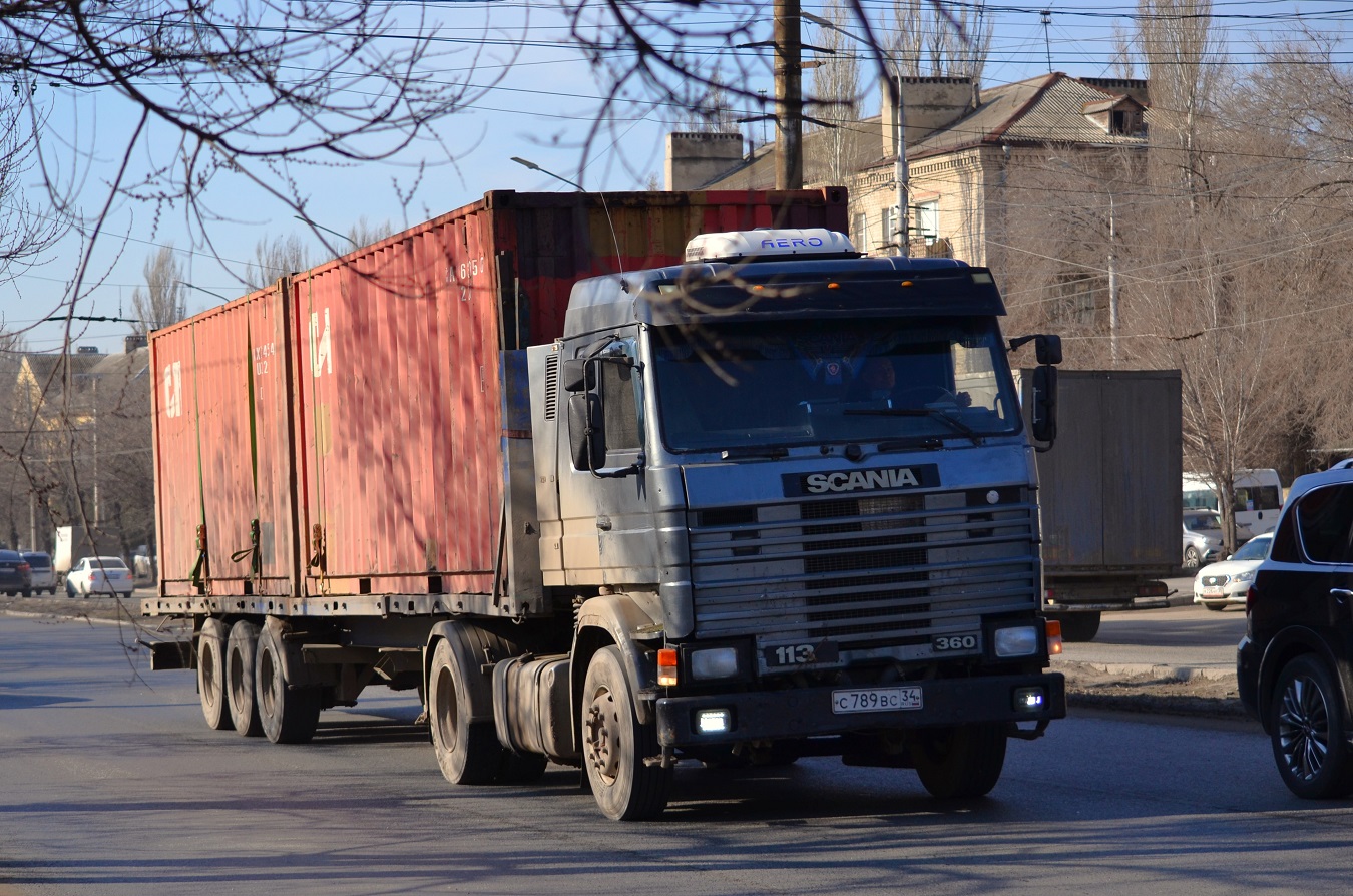 Волгоградская область, № С 789 ВС 34 — Scania (II) R113M