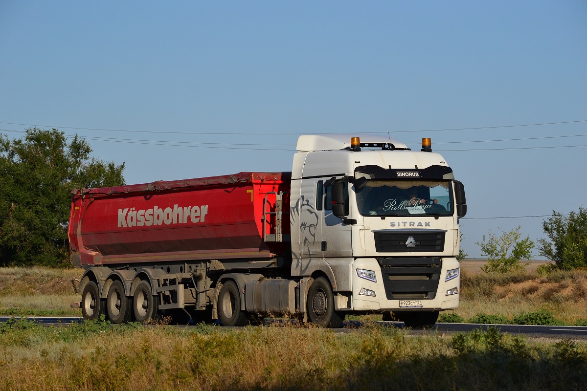 Волгоградская область, № М 923 СТ 134 — Sitrak C7H ZZ4186