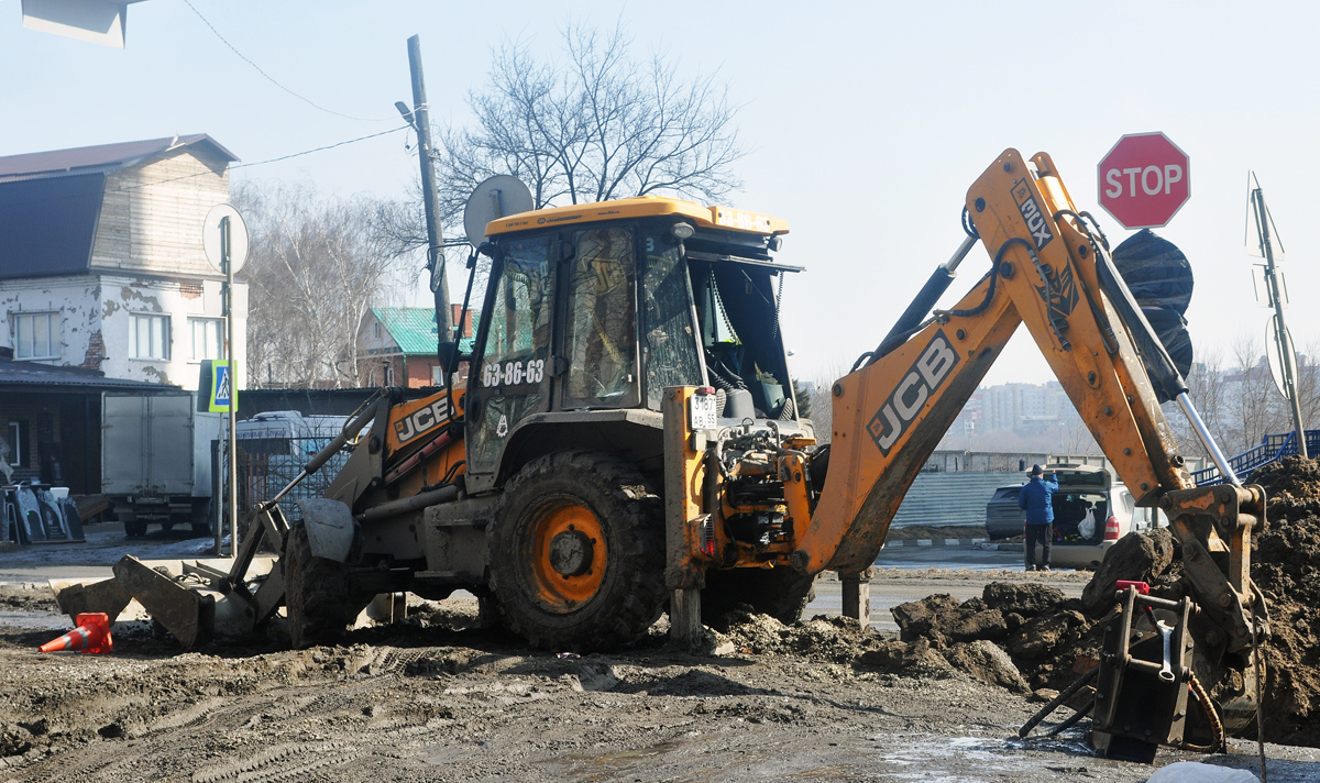 Омская область, № 3187 АВ 55 — JCB 3CX