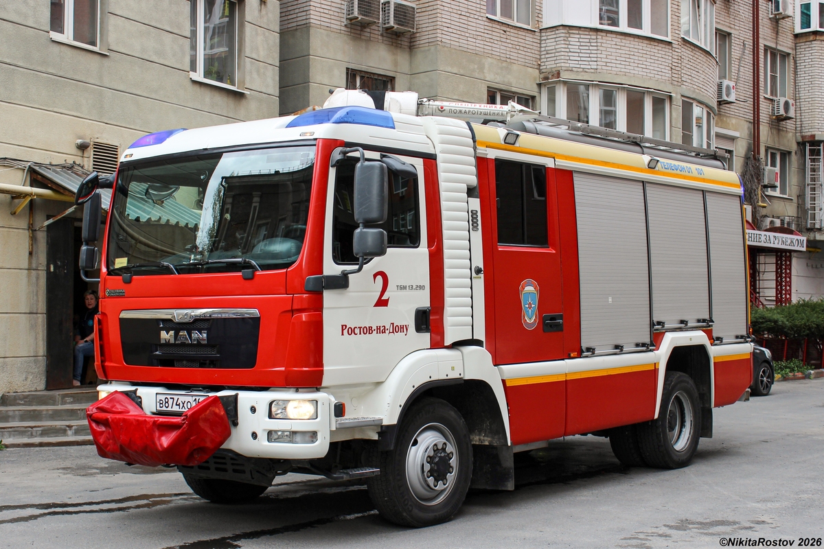 Ростовская область, № В 874 ХО 161 — MAN TGM 13.290