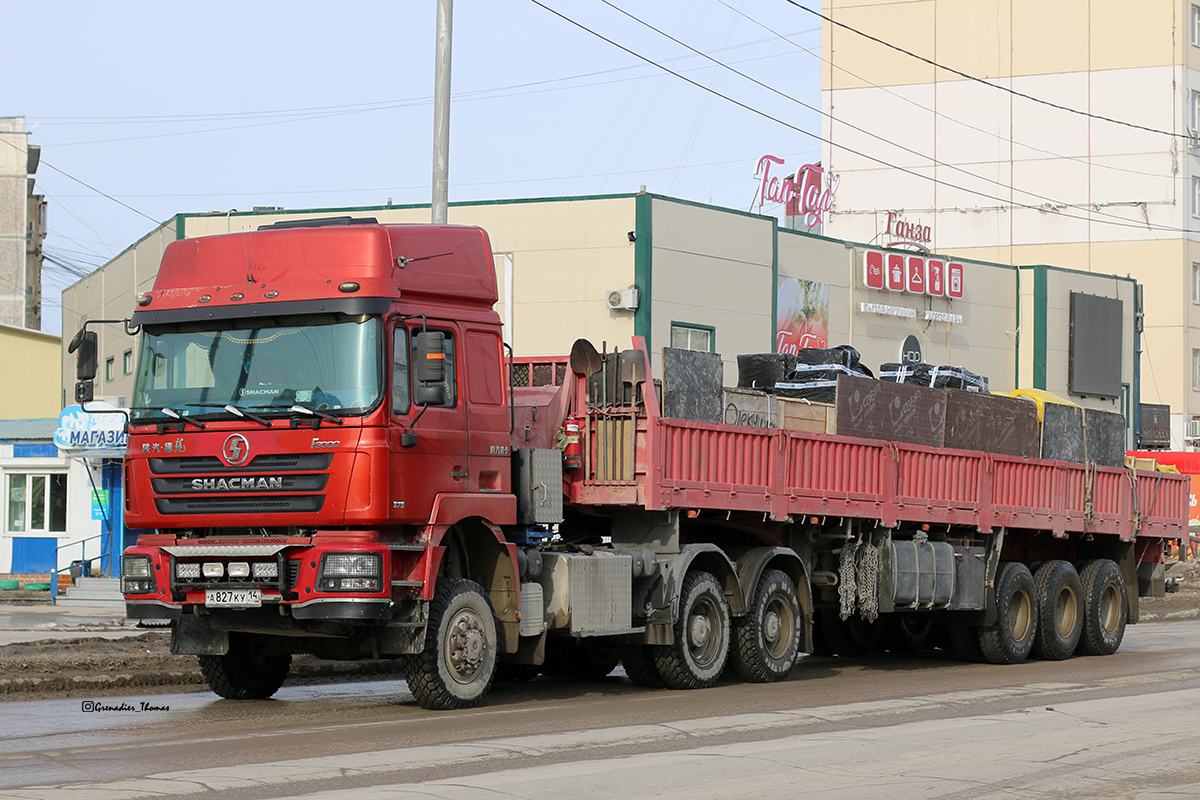 Саха (Якутия), № А 827 КУ 14 — Shaanxi Shacman F3000 SX425x