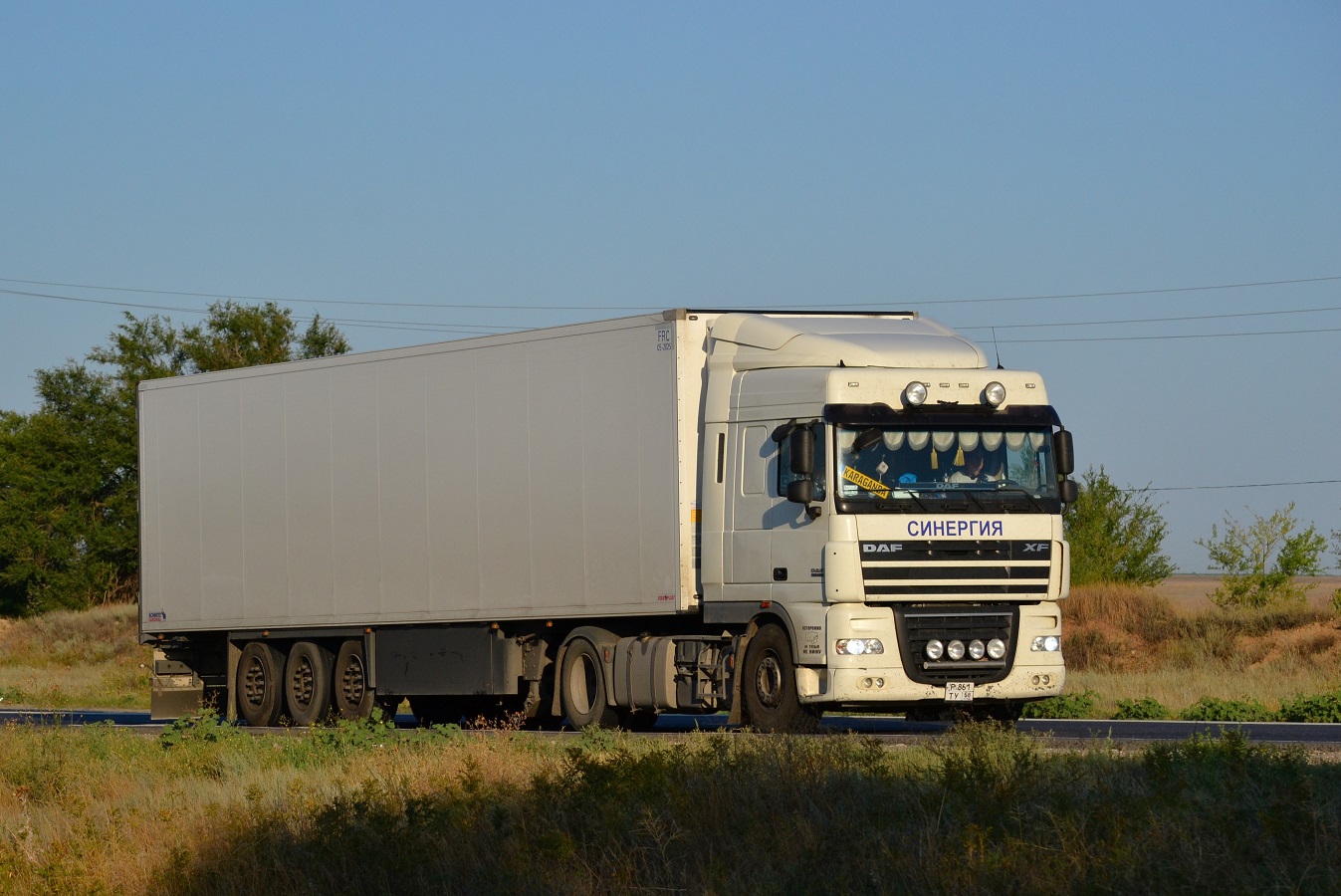 Пензенская область, № Р 861 ТУ 58 — DAF XF105 FT